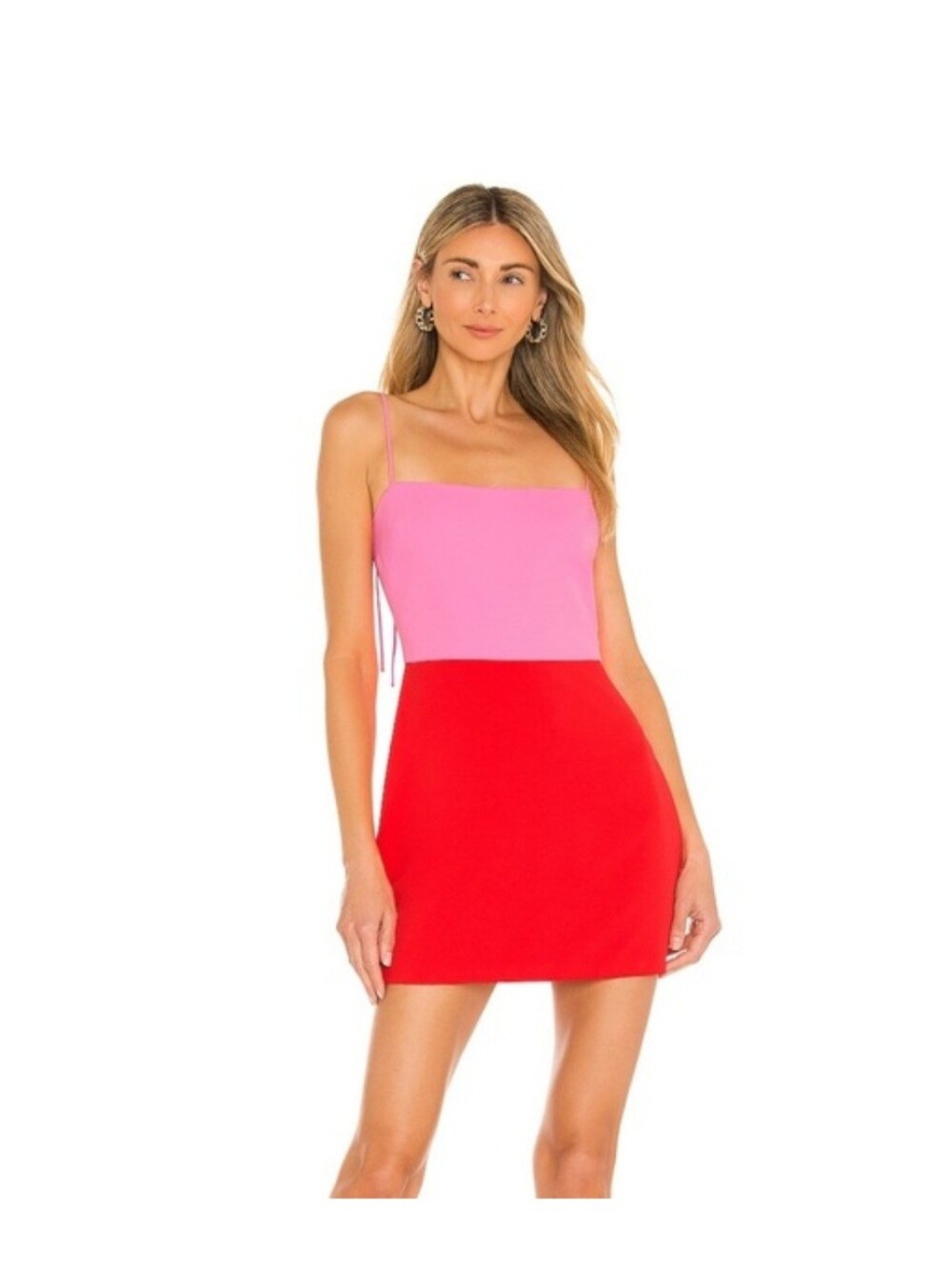 Amanda Uprichard Pink/Red Avani Dress